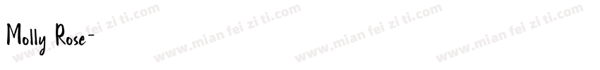 Molly Rose字体转换